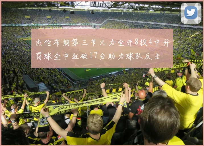 杰伦布朗第三节火力全开8投4中并罚球全中狂砍17分助力球队反击